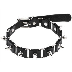 Joy Jewels Ras de cou Punk Piks Noir